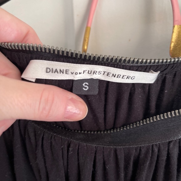 Diane Von Furstenberg Zipper Shoulder Blouse - Picture 3 of 3